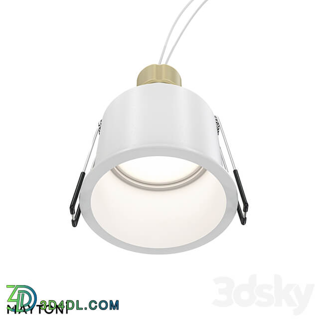 Recessed luminaire Reif DL049 01W; DL049 01WG; DL049 01B