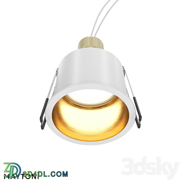 Recessed luminaire Reif DL049 01W; DL049 01WG; DL049 01B