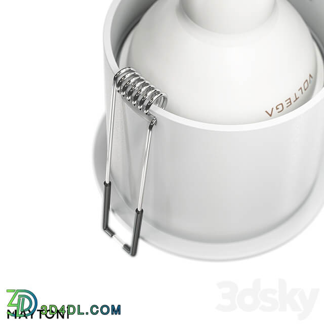 Recessed luminaire Reif DL049 01W; DL049 01WG; DL049 01B