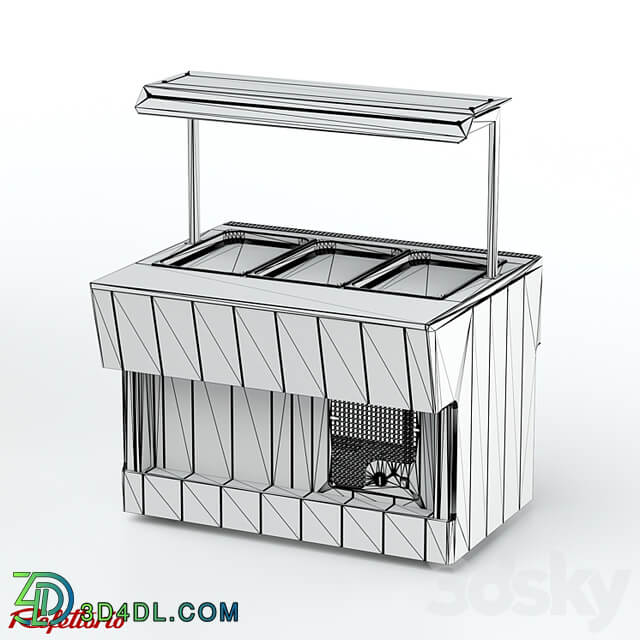 Food warmer for second courses (series RM4 P ШС Capital