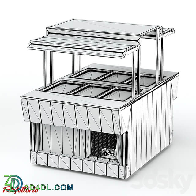 Food warmer for second courses (RM4 2 ШС Capital series)