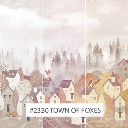 Creativille | wallpapers | 23302 Town of Foxes 