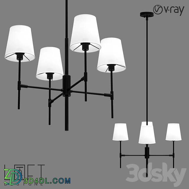 Hanging light LoftDesigne 1040 model