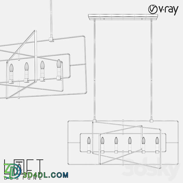 Suspension light LoftDesigne 1046 model