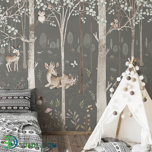 Creativille | wallpapers | 26303 Forest Fairytales