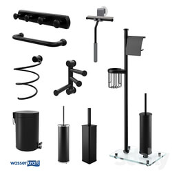 Additional WasserKRAFT accessories in black OM 