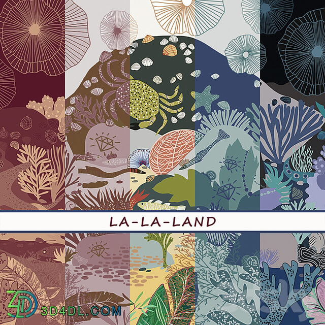 Designer wallpapers LA LA LAND pack 2