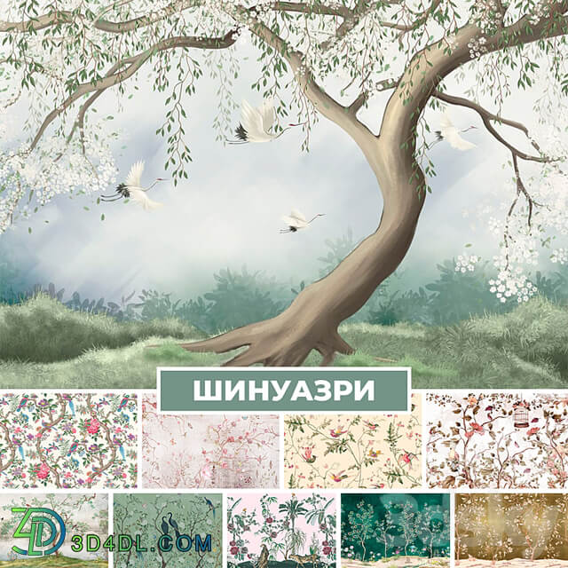 Wallpaper. Collection Chinoiserie