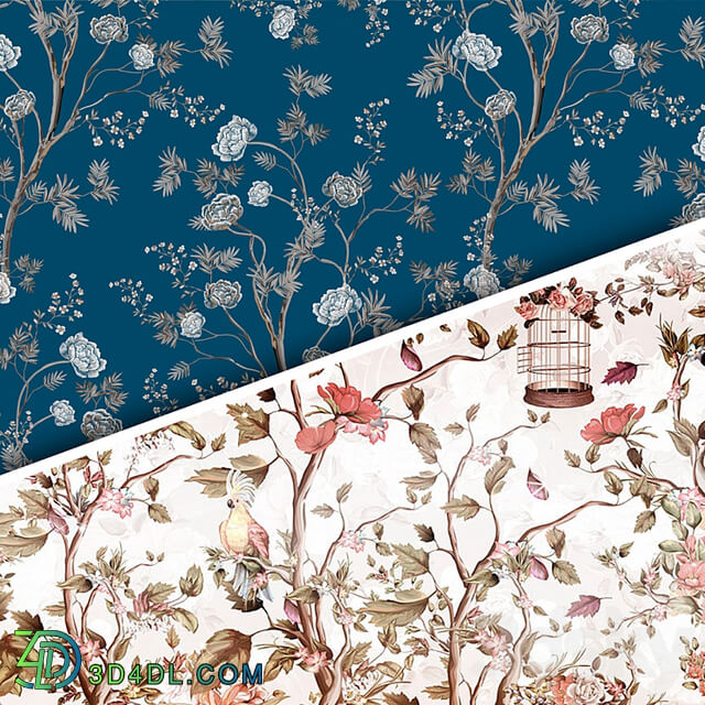 Wallpaper. Collection Chinoiserie