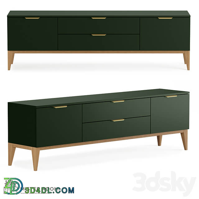 OM Mister Room TV bench DIAMOND WOOD DMW03