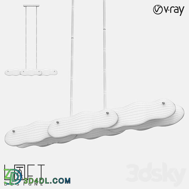 Suspension light LoftDesigne 8001 model