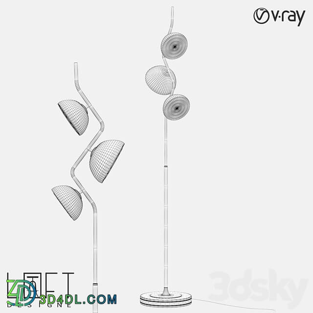 Floor lamp LoftDesigne 8622 model