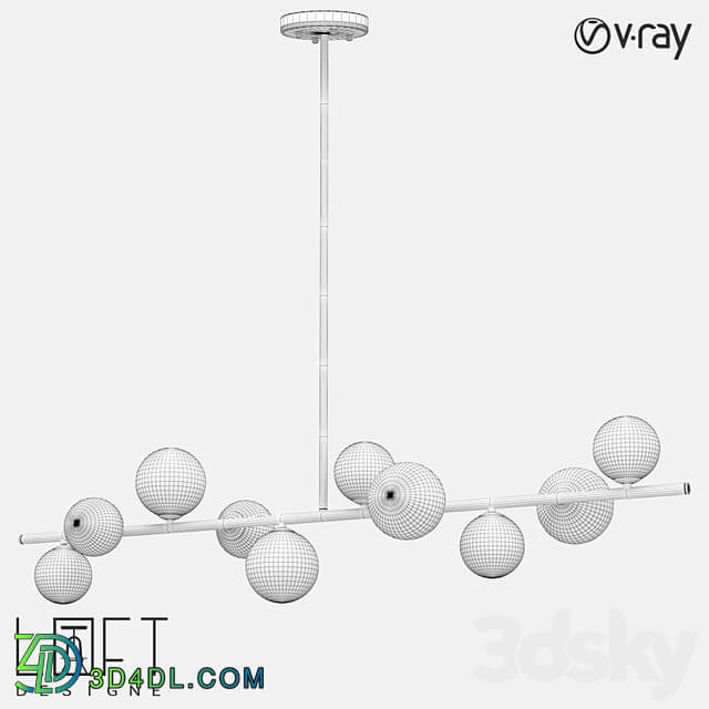 Suspension light LoftDesigne 8975 model