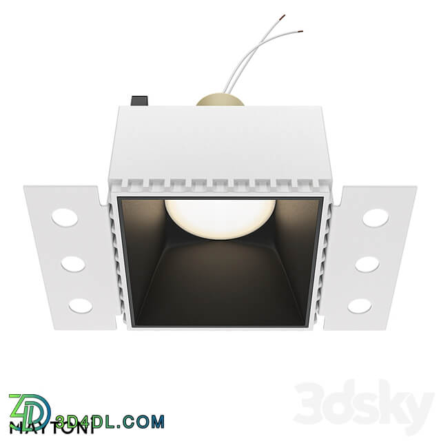 Recessed lamp Share DL051 01 GU10 SQ W; DL051 01 GU10 SQ WB; DL051 01 GU10 SQ WMG; DL051 01 GU10 SQ WS