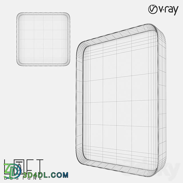 Mirror LoftDesigne 101019 model