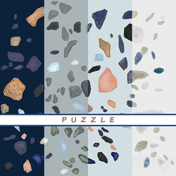 Designer wallpapers PUZZLE pack 5 