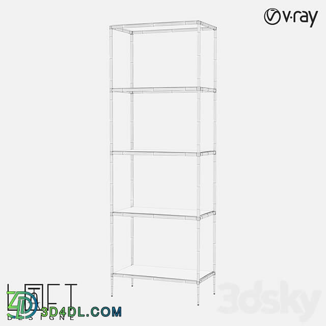 Shelving unit LoftDesigne 80904 model