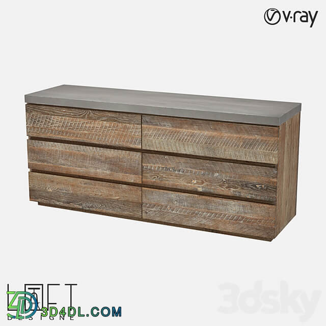 Chest of drawers LoftDesigne 80907 model