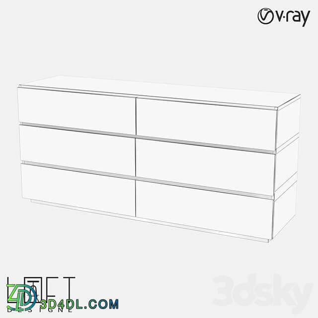 Chest of drawers LoftDesigne 80909 model