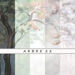Designer wallpapers ARBRE 22 pack 4 