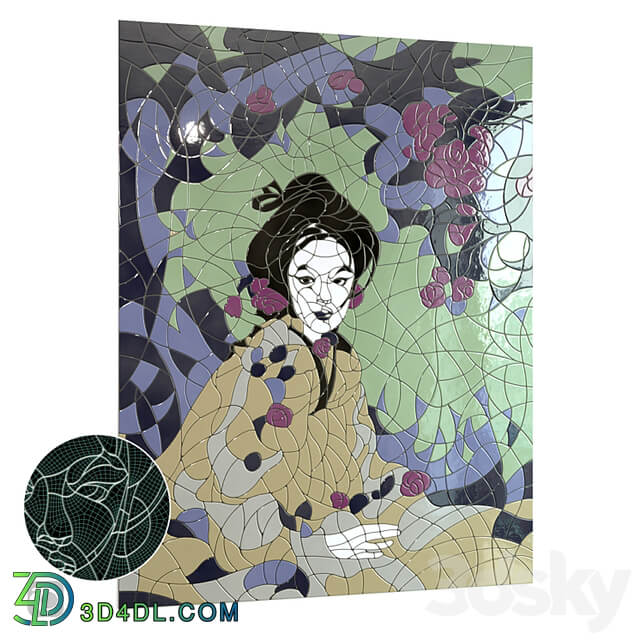 (OM) Wall panel "Minako"