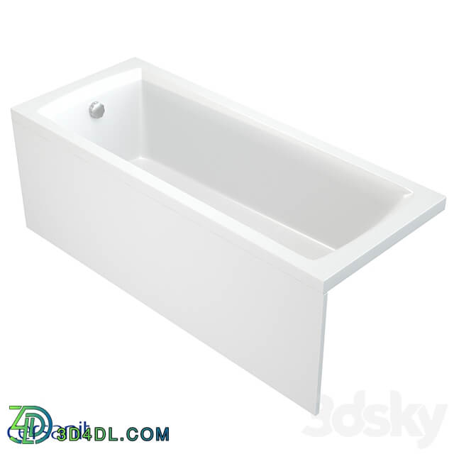 Rectangular bathtub Cersanit Nature 170X70 A64244