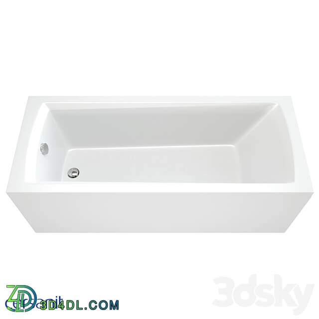 Rectangular bathtub Cersanit Nature 170X70 A64244