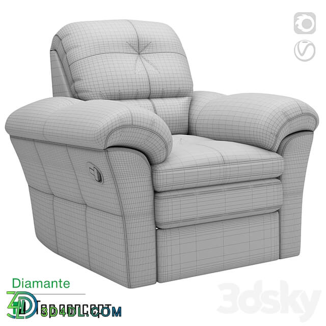 Armchair recliner Diamante