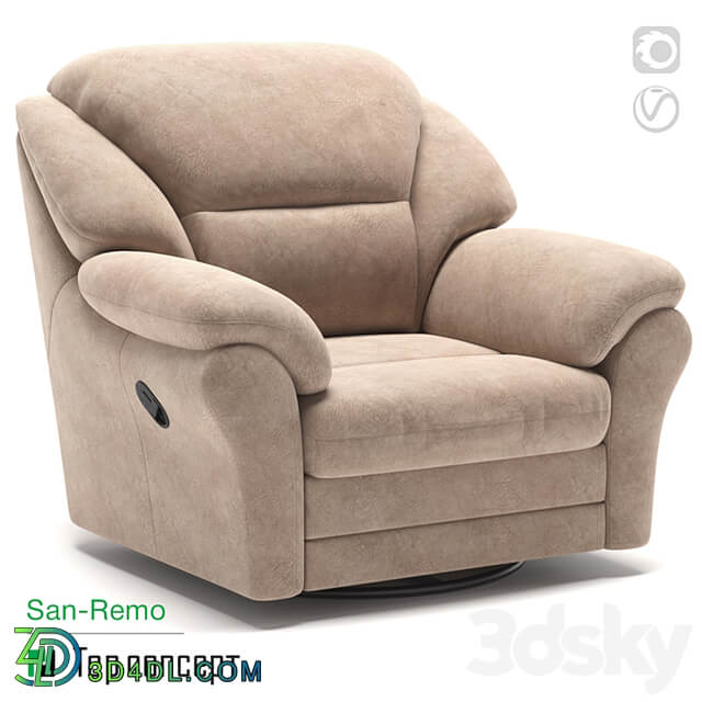 Armchair recliner San Remo