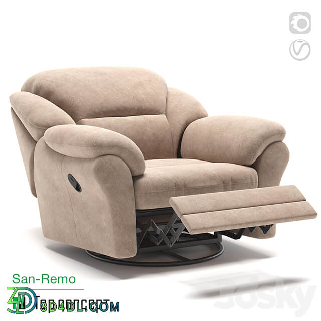 Armchair recliner San Remo