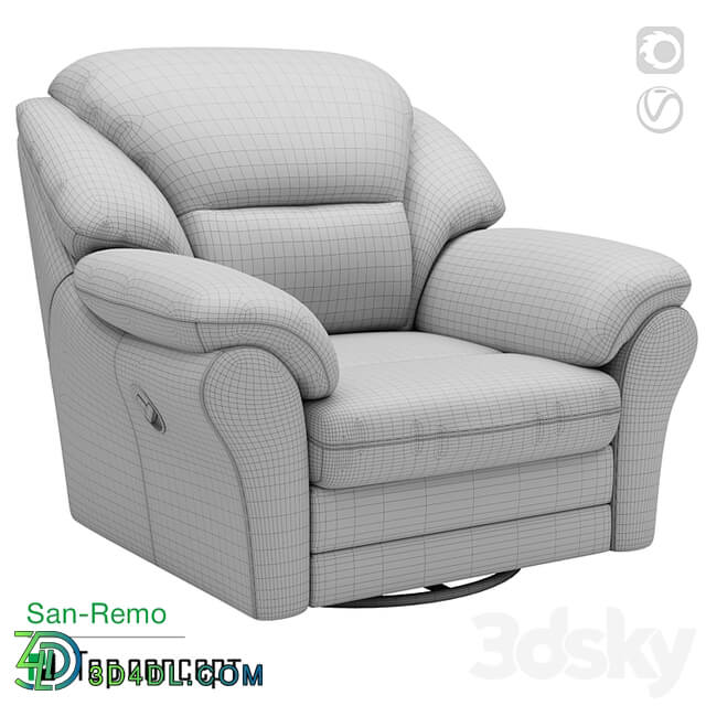 Armchair recliner San Remo