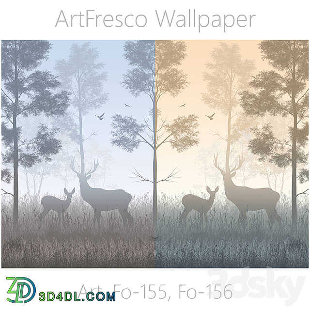 ArtFresco Wallpaper Designer seamless wallpaper Art. Fo 155, Fo 156OM