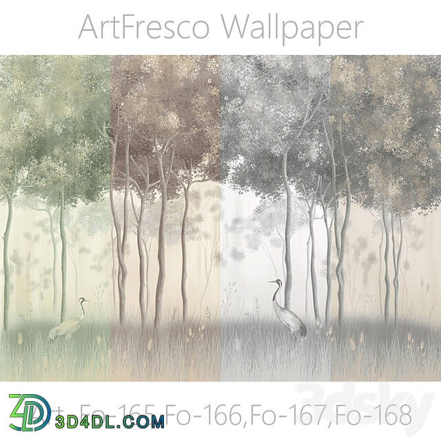 ArtFresco Wallpaper Designer seamless wallpaper Art. Fo 165, Fo 166, Fo 167, Fo 168 OM