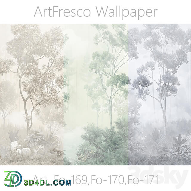 ArtFresco Wallpaper Designer seamless wallpaper Art. Fo 169, Fo170, Fo 171OM