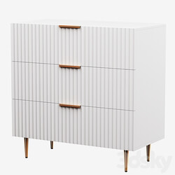 OM chest of drawers TV Cutwood pearl 