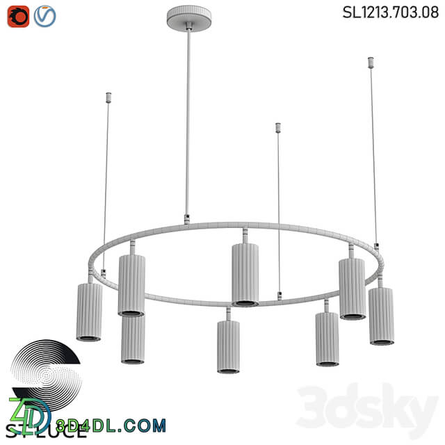 SL1213.703.08 Pendant lamp ST Luce Gray OM