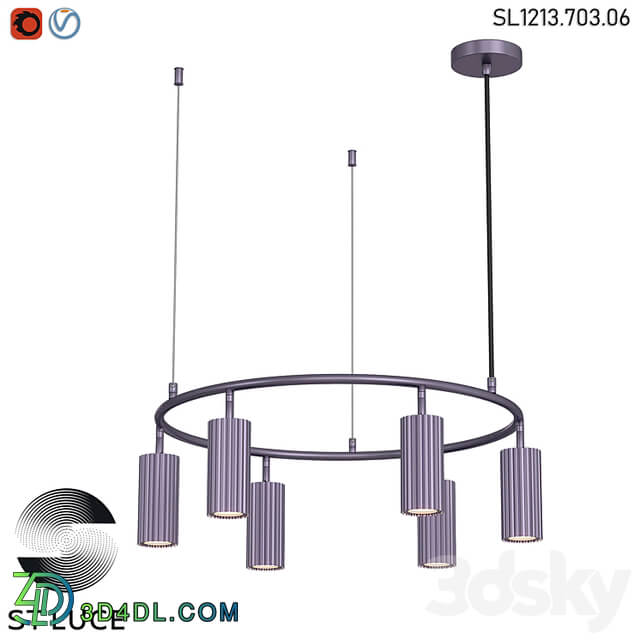 SL1213.703.08 Pendant lamp ST Luce Gray OM