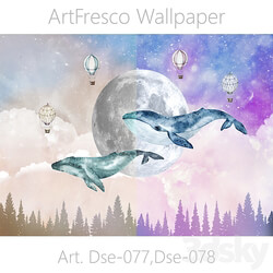 ArtFresco Wallpaper Designer seamless wallpaper Art. Dse 077, Dse 078 OM 
