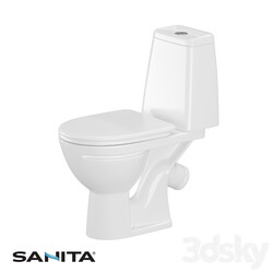 OM SANITA MARS compact rimless toilet 