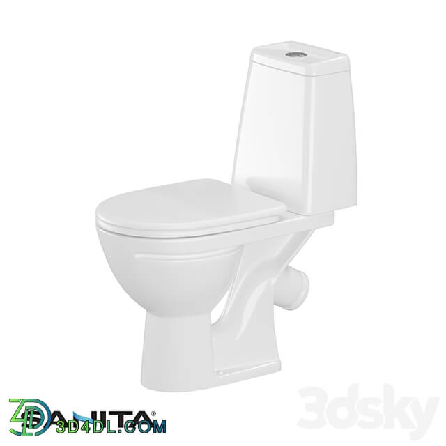 OM SANITA MARS compact rimless toilet