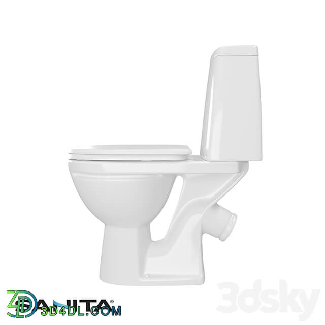 OM SANITA MARS compact rimless toilet