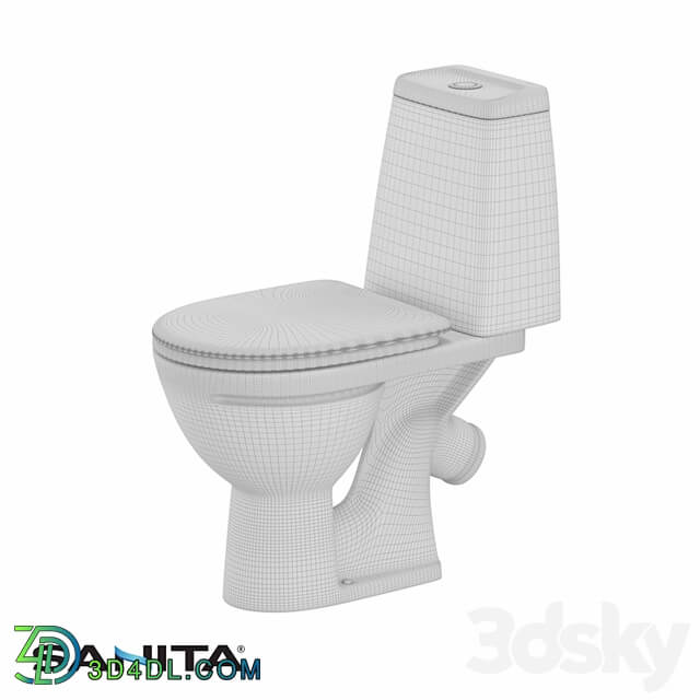 OM SANITA MARS compact rimless toilet