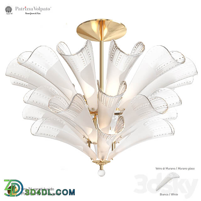 Chandelier Patrizia Volpato Petali 9007 PL3