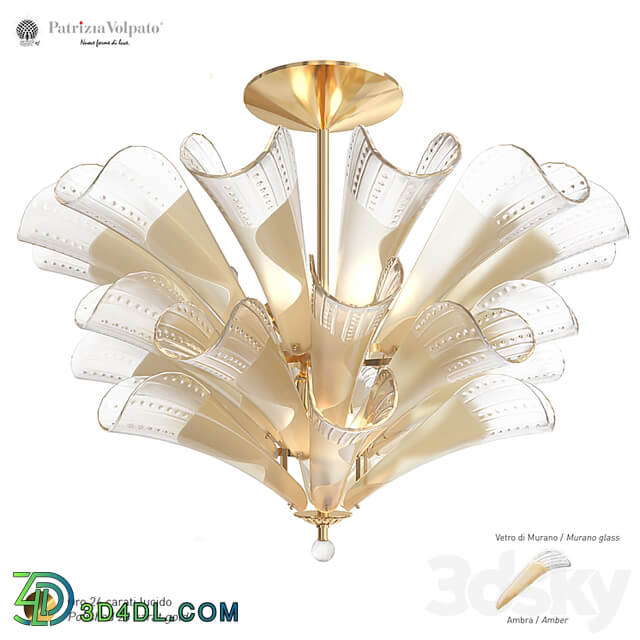 Chandelier Patrizia Volpato Petali 9007 PL3