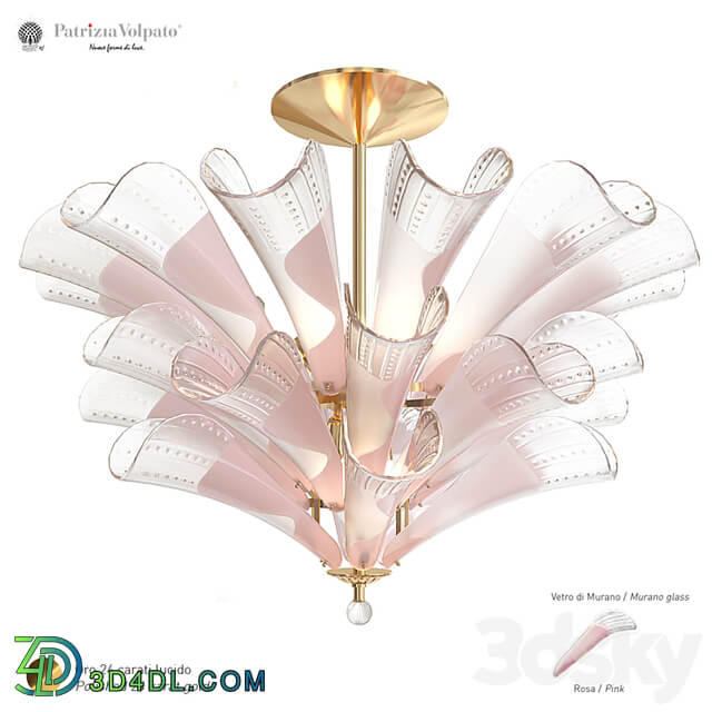 Chandelier Patrizia Volpato Petali 9007 PL3