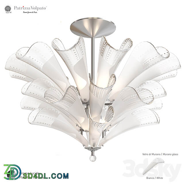 Chandelier Patrizia Volpato Petali 9007 PL3