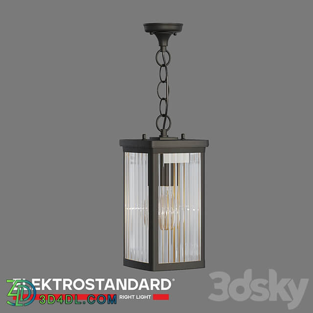 OM Pendant street lamp Elektrostandard GL 1006H Lame