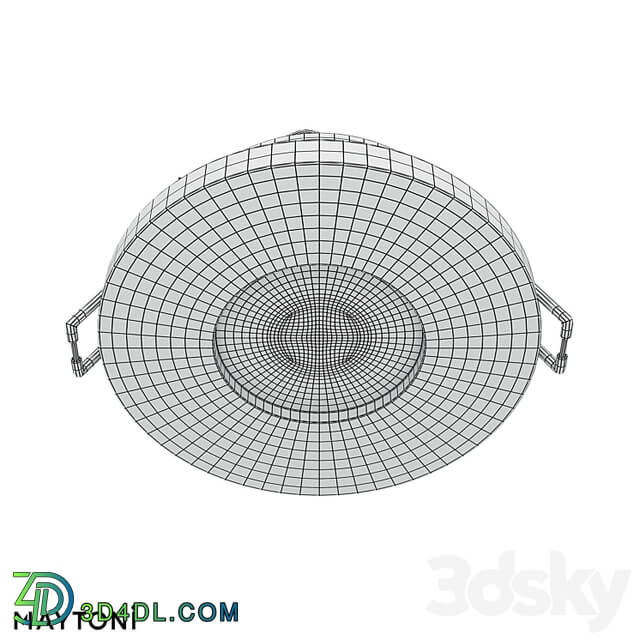 Recessed luminaire Stark DL083 01 GU10 RD B;DL083 01 GU10 RD S;DL083 01 GU10 RD W