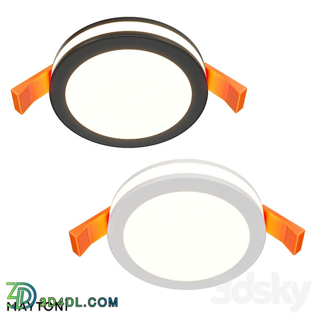 Recessed luminaire Phanton DL303 L7B;DL2001 L7W