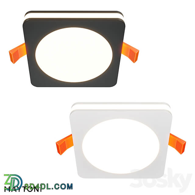 Recessed luminaire Phanton DL2001 L12B; DL303 L12W